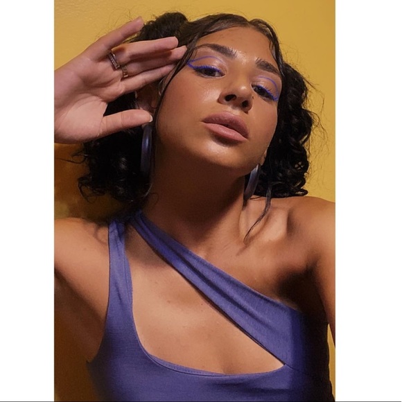 Fashion Nova Pants - Blue crop top and biker shorts set sold together💙